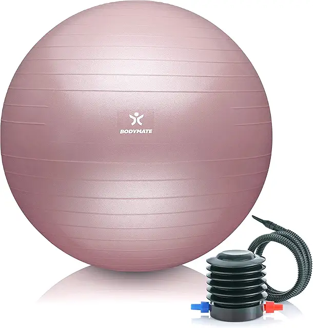 BODYMATE Gymnastikball: Yoga Ball für Fitness, Büro & Core Training