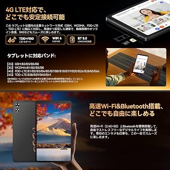 Amazon.co.jp: Headwolf タブレット 8インチ Android 16 SIMフリー