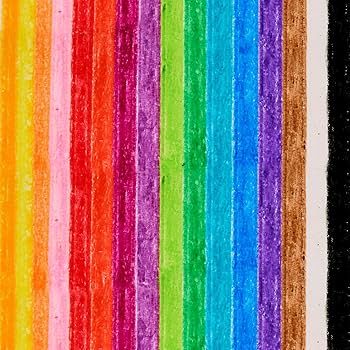 クレヨン7色。 Amazon.co.jp: Colorations 普通サイズ 三角クレヨン クラス