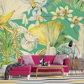 PAPER PLANE DESIGN Floral Excusite Tropical Leaves and ...