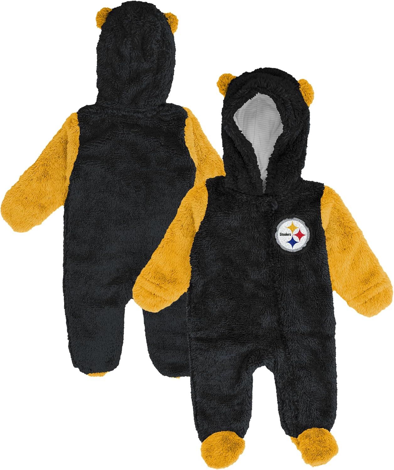 Outerstuff Newborn & Infant NFL Stay Napping Fleece Bunting Full-Zip Sleeper