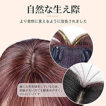 人毛100％ 部分ウィッグ ヘアピース 分け目自由 超軽量 蒸れにくい 装着簡単 人毛100％ 部分ウィッグ ヘアピース 分け目自由 超軽量 蒸れ
