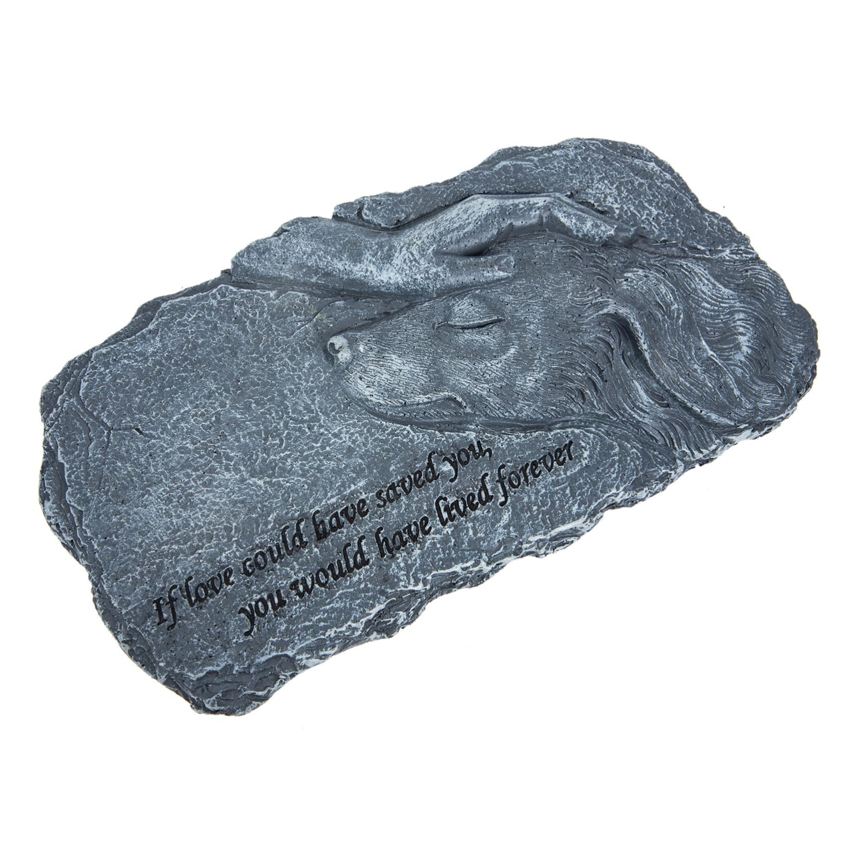 BESTonZON Statua Commemorativa per Pet in Resina per Tomba e Giardino