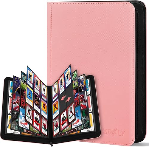 Paquete de 30 carpetas de tarjetas con 9 bolsillos, carpeta de tarjetas coleccionables con cremallera premium, 540 álbumes de almacenamiento de