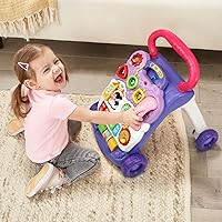Vista 6 de VTech Sit-To-Stand: andador de aprendizaje (embalaje sin frustración), color lavanda