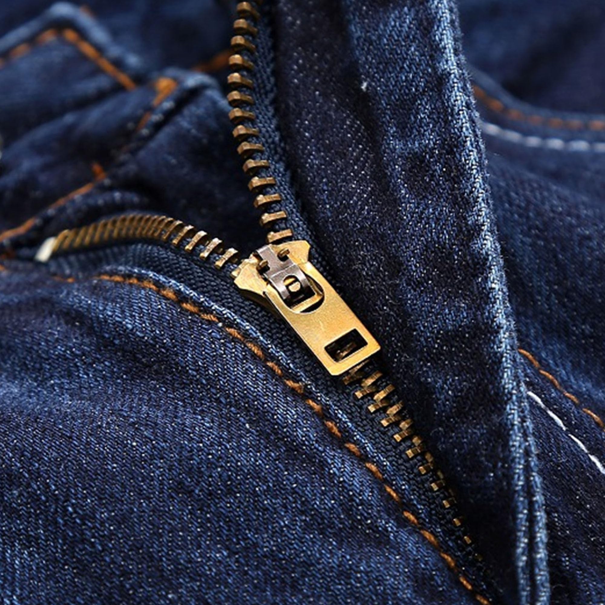 Pantalones de mezclilla de diseño de pierna recta para hombre, estilo casual, desgastado, con bolsillo, ropa de calle, pantalones elásticos elegantes para hombre