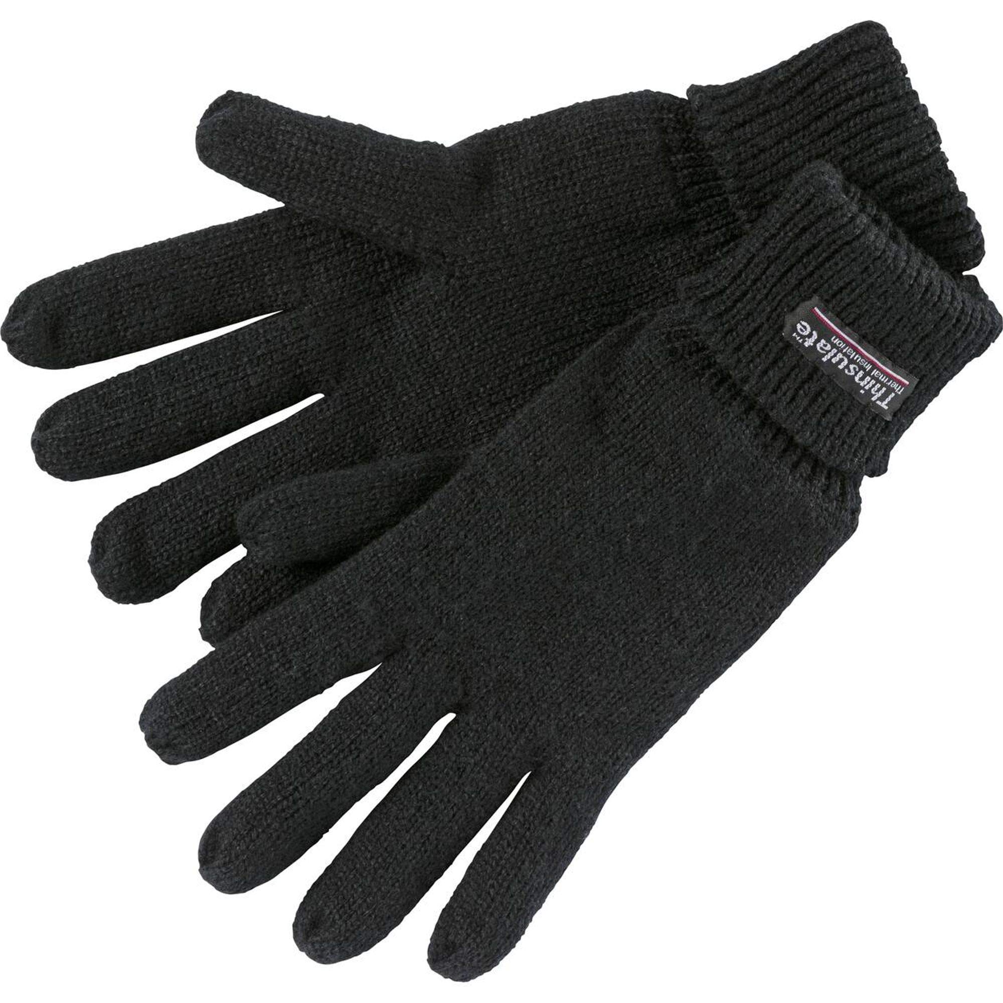 Etirel Erwachsene Zacharias Handschuhe, Schwarz, L Fashion