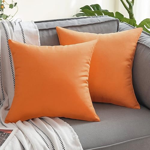 Miniatura 3 de VAKADO Sunbrella - Juego de 3 fundas de almohada impermeables de otoño para exteriores de 16 x 16 pulgadas, para muebles de patio, decoración