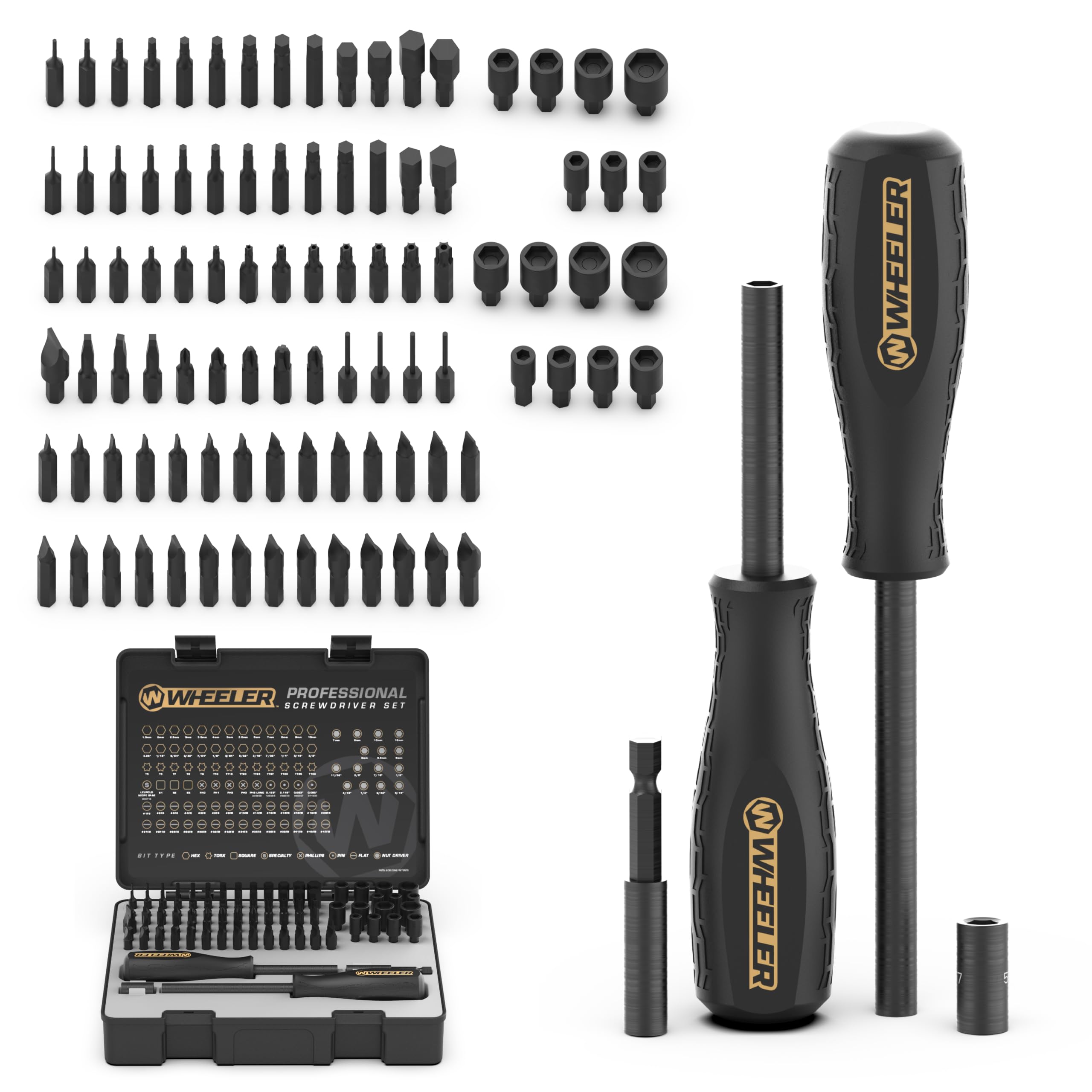 Wheeler Engineering 100-Piece Professional Screwdriver Set