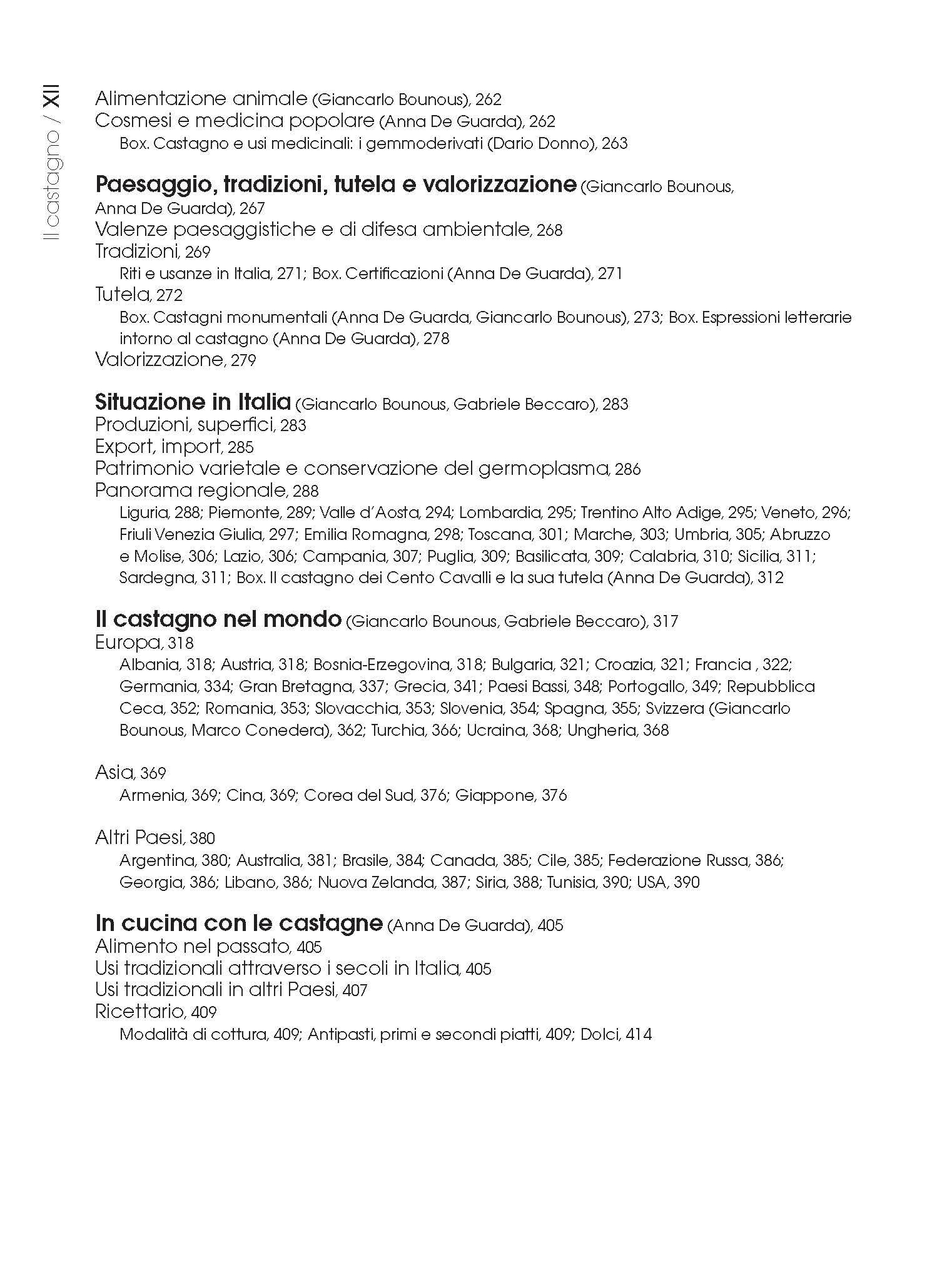 Il castagno
