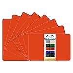 KING MOUNTAIN Self Adhesive Nylon Fabric Repair Patch, 58 Inches 8 Pcs, Quick Down Jacket Repair Patch, Waterproof Outdoor Gear Patch Kit for Tent,Backpacks,Umbrella, Gloves, Sleeping Bag (Orange