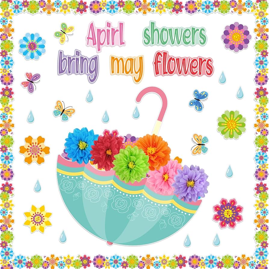 Amazon.com : TaoBary 96 Pcs April Showers Bring May Flowers Bulletin Board Cutouts with 3D Tissue Paper Flower Spring Bulletin Board Classroom Decoration for School Home Game Party Supplies(Umbrella) : Office Products amazon-com-taobary-96-pcs-april-showers-bring-may-flowers-bulletin-board-cutouts-with-3d-tissue-paper-flower-spring-bulletin-board-classroom-decoration-for-school-home-game-party-supplies-umbrella-office-products