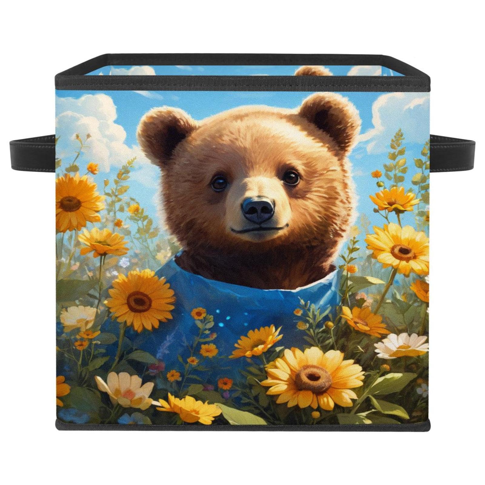 Boîte de rangement pliable pour étagères durables gain de place