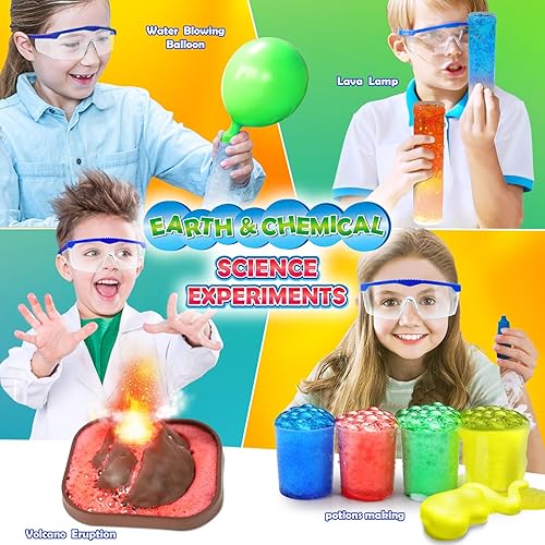 Miniatura 3 de UNGLINGA Más de 30 experimentos científicos para niños, actividades de proyectos educativos STEM, juguetes de regalos para niños y niñas, juego de