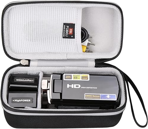 Miniatura 2 de Funda de transporte EVA compatible con kimireKicteckSony HDRCX405Canon VIXIA HF R800 R700 videocámara grabadora de cámara digital (solo funda)