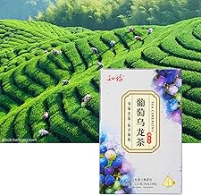 Chá Oolong de Uva 24 Unidades, Saquinhos de chá de Frutas Refrescantes e Frutados para Bebidas de Lazer Pela manhã e à Tarde