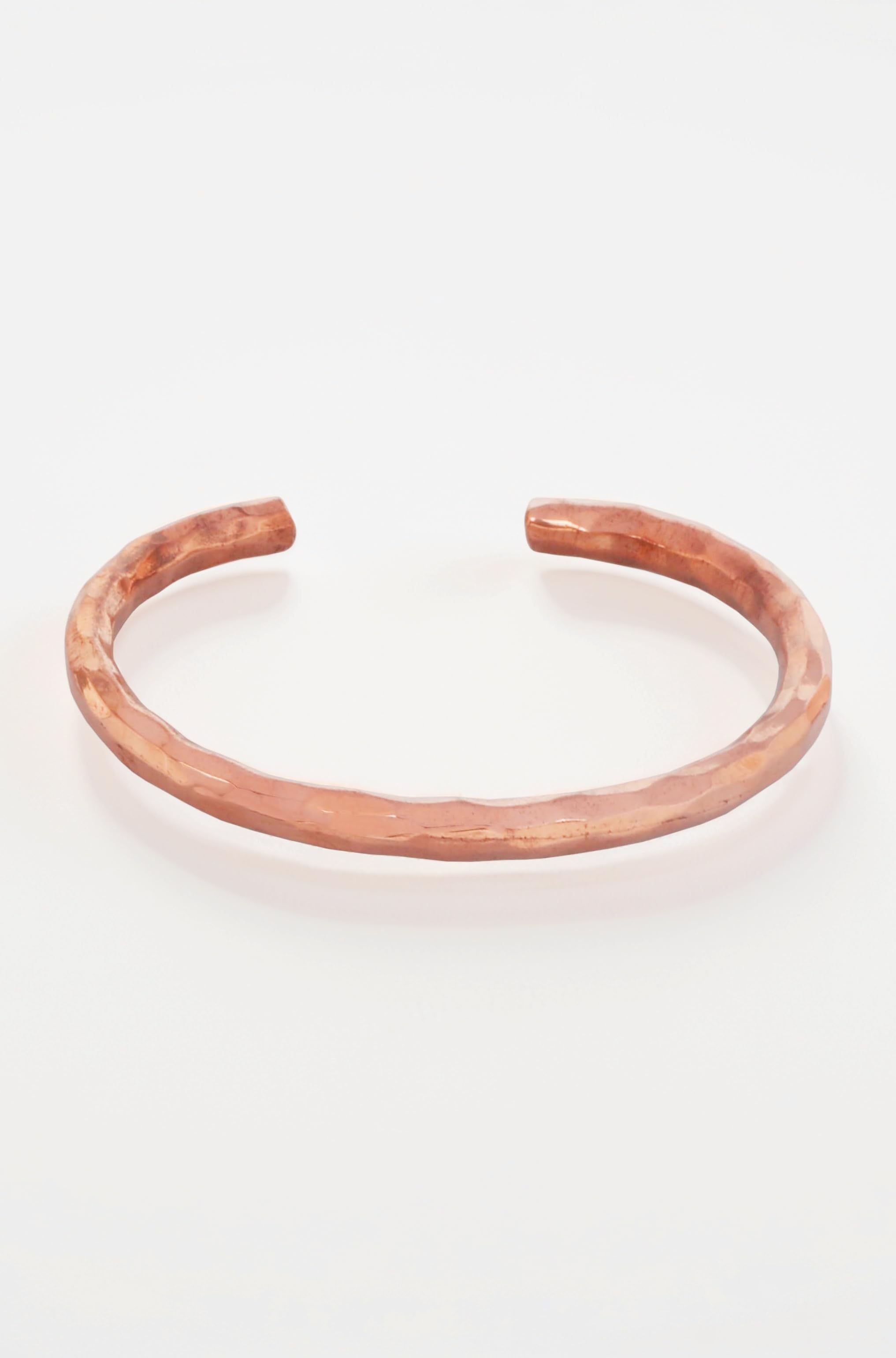 Touchstone Copper Bracelet Tibetan Style. Hand Forged with Solid and high Gauge Pure Copper.