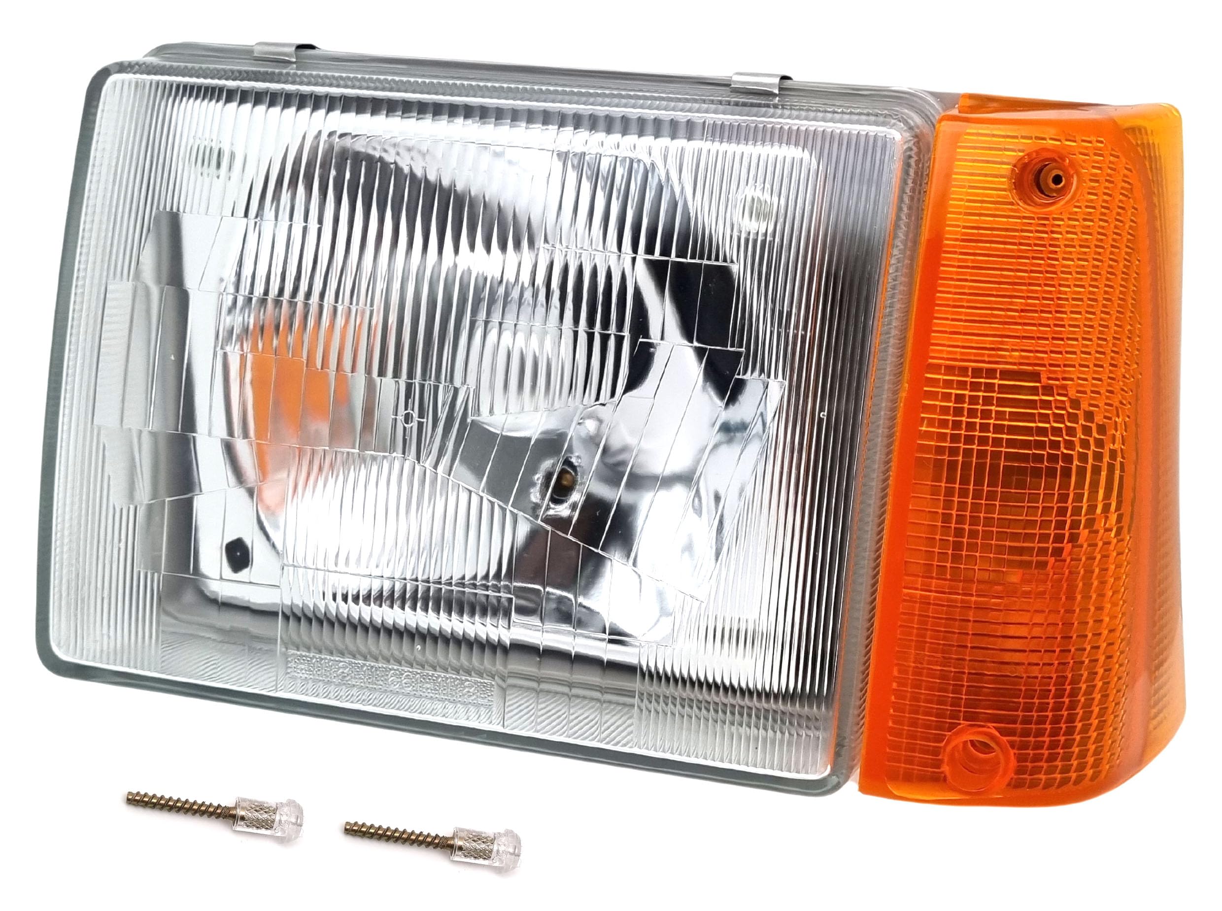 BSSTORE Faro Proiettore Anteriore R2 per Panda dal 1986 al 2003 (141, 141A) Regolazione Elettrica (Sinistro - Lato Conducente)