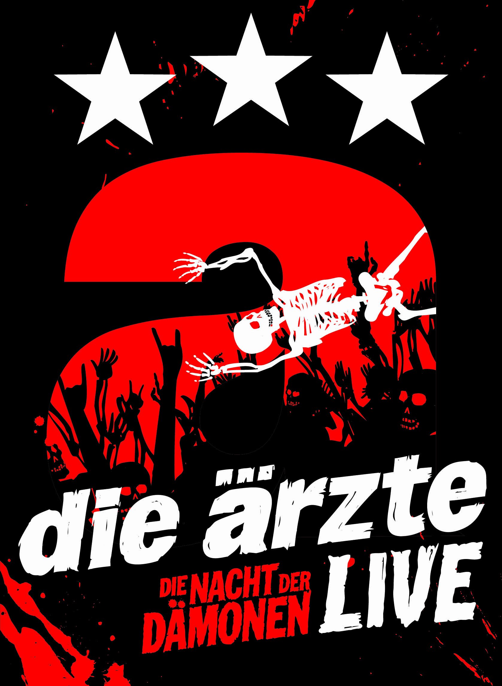 Die Ärzte Live Die Nacht der Dämonen concierto en DVD música punk importación de Alemania