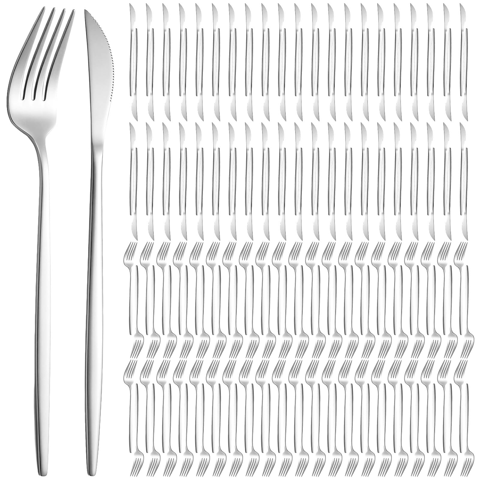 Nuenen 150 Fork Knife, Classic, 8.4 x 0.7 Inch,7.1 x 1 Inches, Silver — Amazon image 9