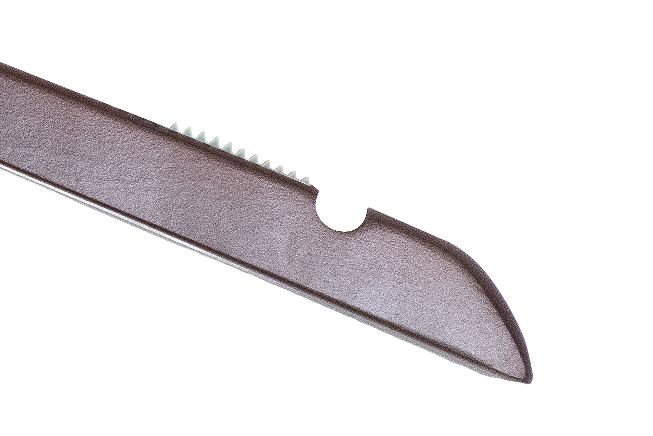 NAHANCO 20317 Wooden Top Hanger, Flat, 17