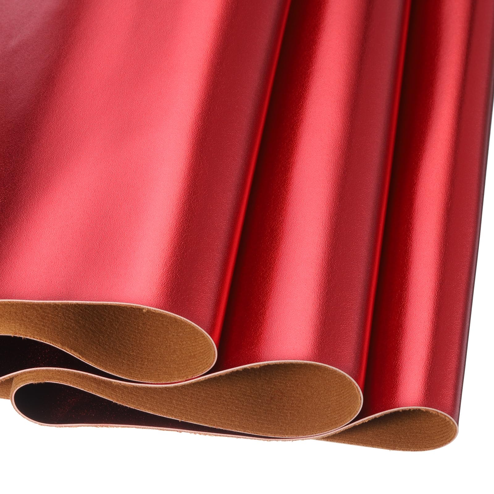 Foglio In Ecopelle PU Metal Napa Oro Scuro 134x30 Cm, Spessore 1mm, Per Progetti Fai-da-te