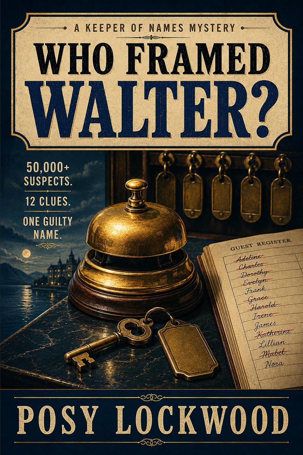 Who Framed Walter?: A Murder-Mystery Logic Puzzle: Find One Killer Hidden in 50,000 Suspects (Keeper of Names)