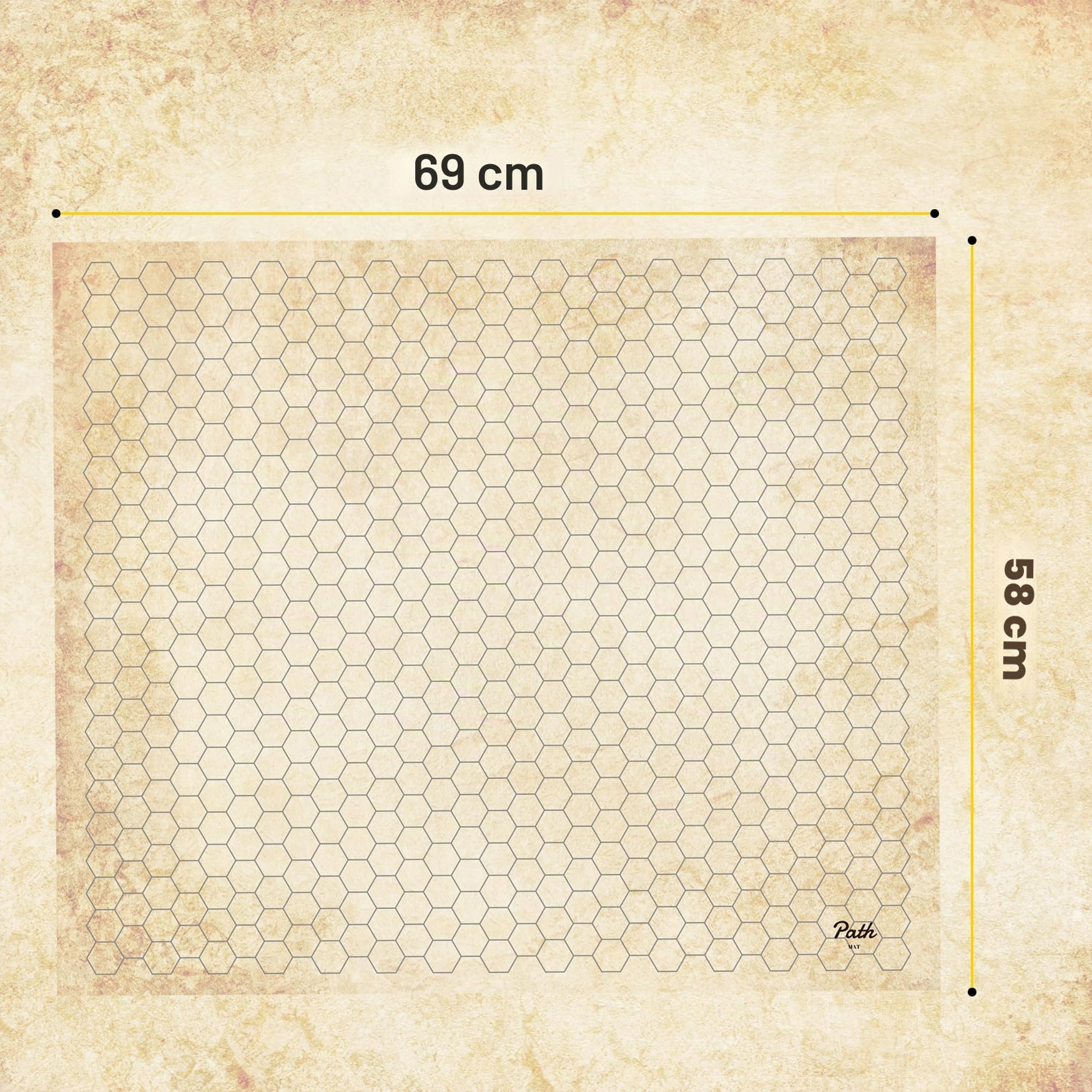 Alfombrilla de juego de batalla de doble cara para DND - Mapa de juego RPG de mesa. Ideal para Dungeons and Dragons, Pathfinder, Warhammer y otros juegos de rol de mesa