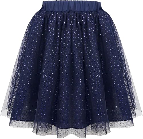 Miniatura 2 de Bonny Billy Falda clásica con tutú brillante de tul para niñas