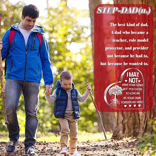 Miniatura 4 de Geelin Regalo de padrastro para padrastro, regalo para decoración de escritorio, placa acrílica de escritorio, recuerdo de hijastro, hijastro, placa