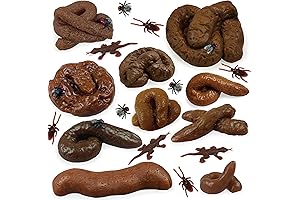 Artificial Plastic Dog Poop for Humorous Entertainment