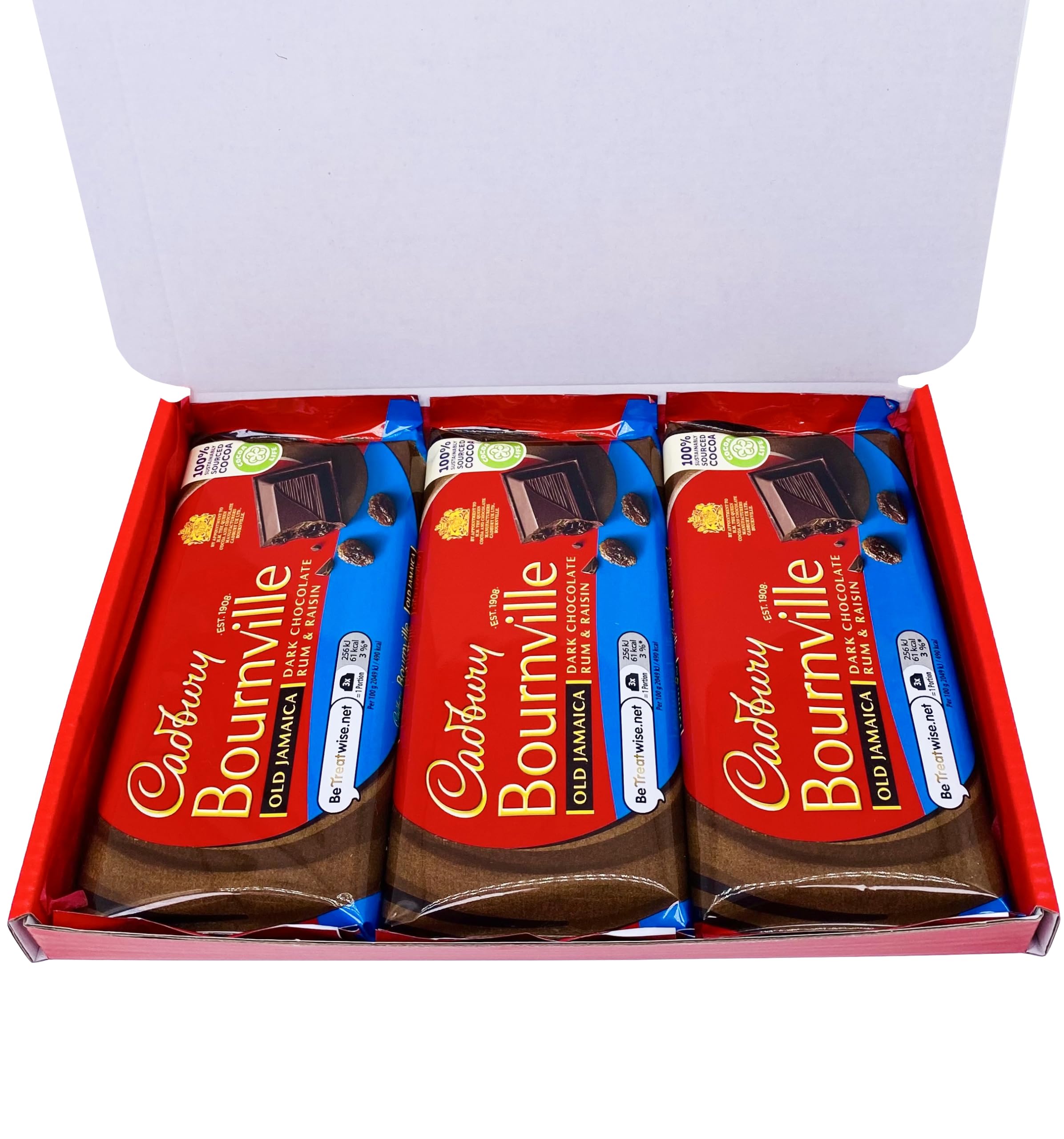 Bournville Chocolate Selection Box Old Jamaica Rum & Raisin Dark Chocolate Gift Box Hamper Set