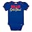 NFL Buffalo Bills 3 Pack Ruffle Sleeve Team Bodysuit, blue/white/pink Buffalo Bills, 18 Months