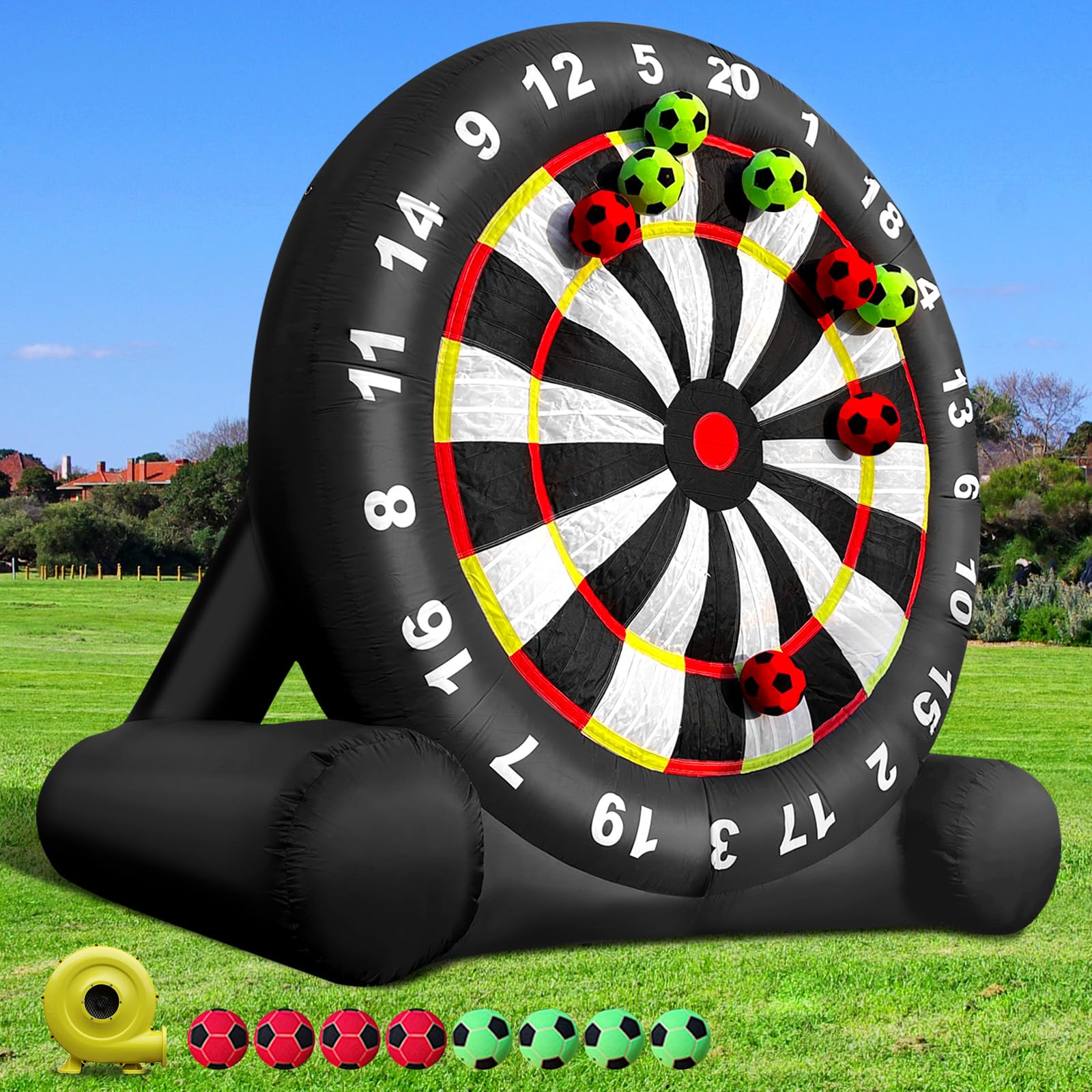 Photo 1 of GR8FUN 10ft Inflatable Soccer Dart Board