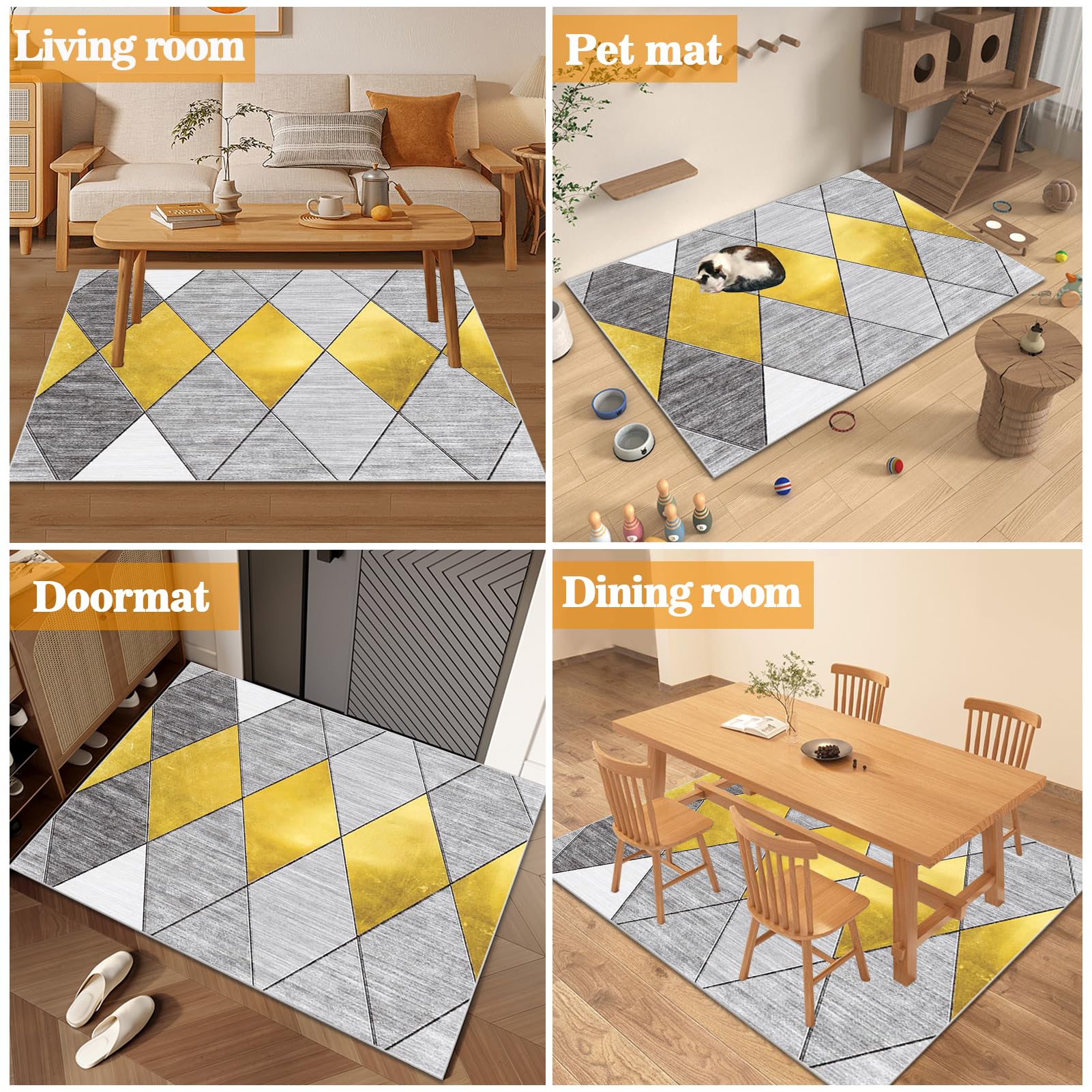 Heavy Du - Tappetino antiscivolo per pavimenti, 150 x 180 cm, ideale per ufficio e auto, antiscivolo, perfetto per la casa e per i lavoratori