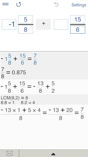 Fraction Calculator 4in1