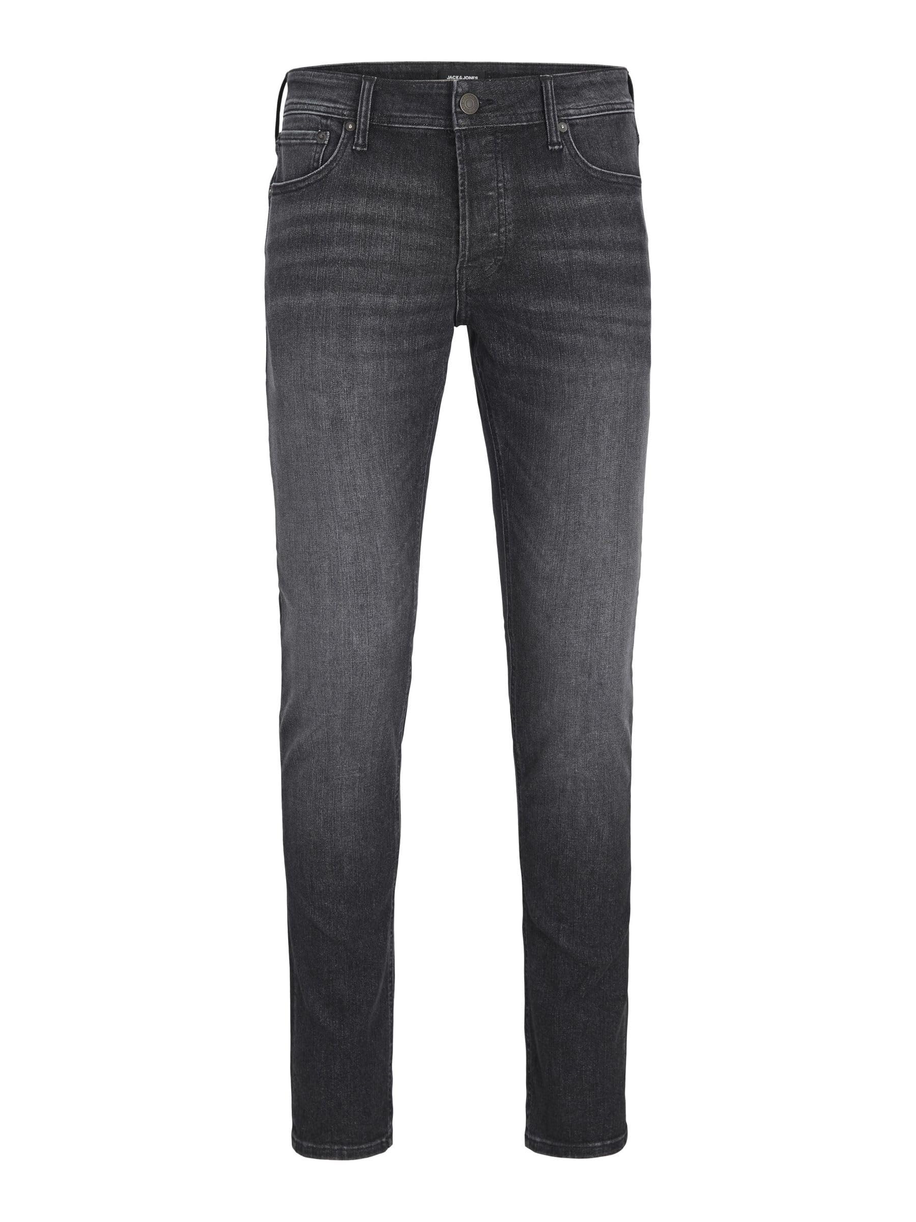 JACK&JONES PLUS Men's Jjimike Jjoriginal Sq 270 Noos Pls Jeans, Black, 44W x 32L
