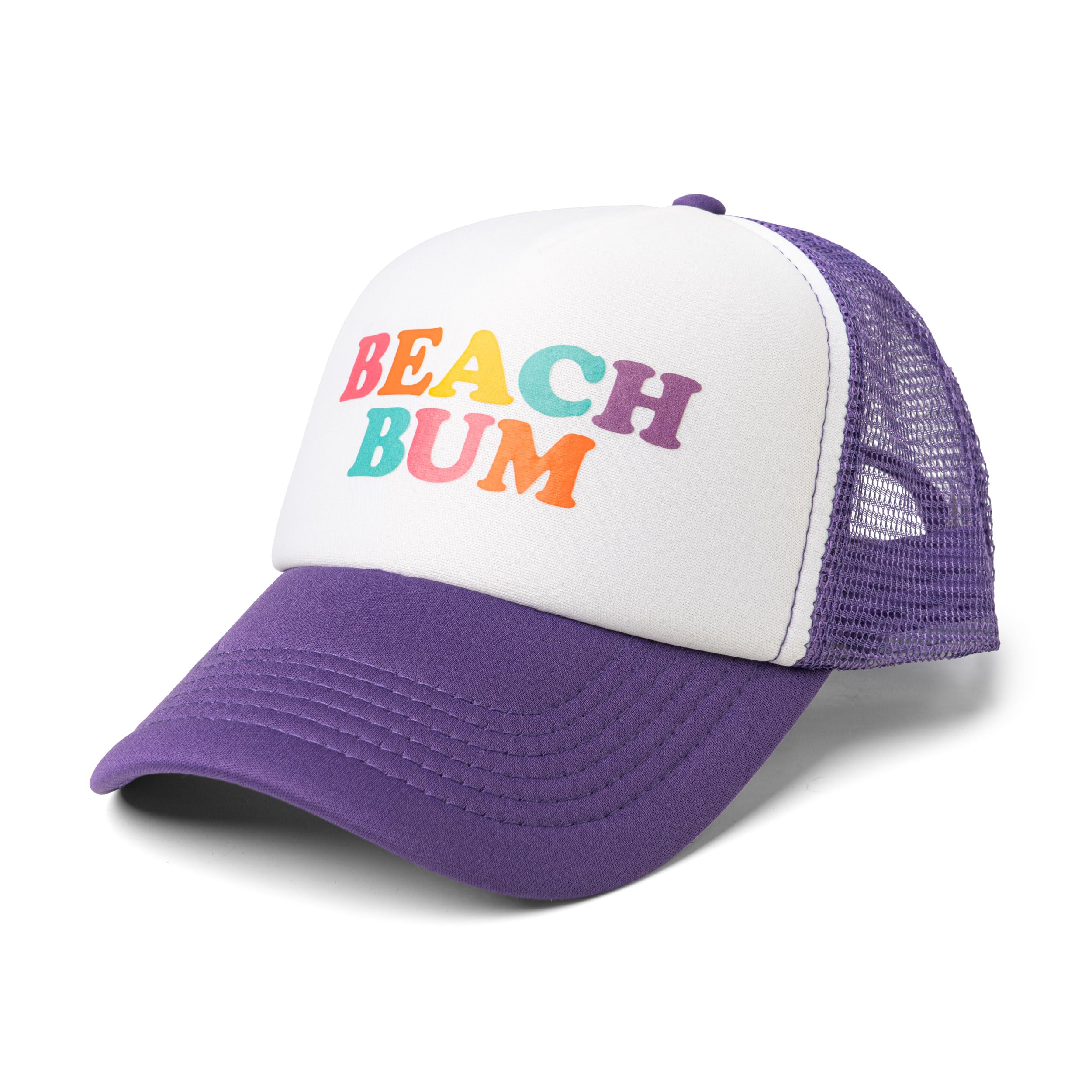 PACIFIC BRIM Women's and Men's Adjustable Cap Mesh Side Panels Trucker Hat