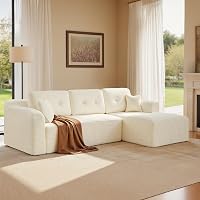 VASAGLE Divano Angolare, Divano Modulabile 244 cm