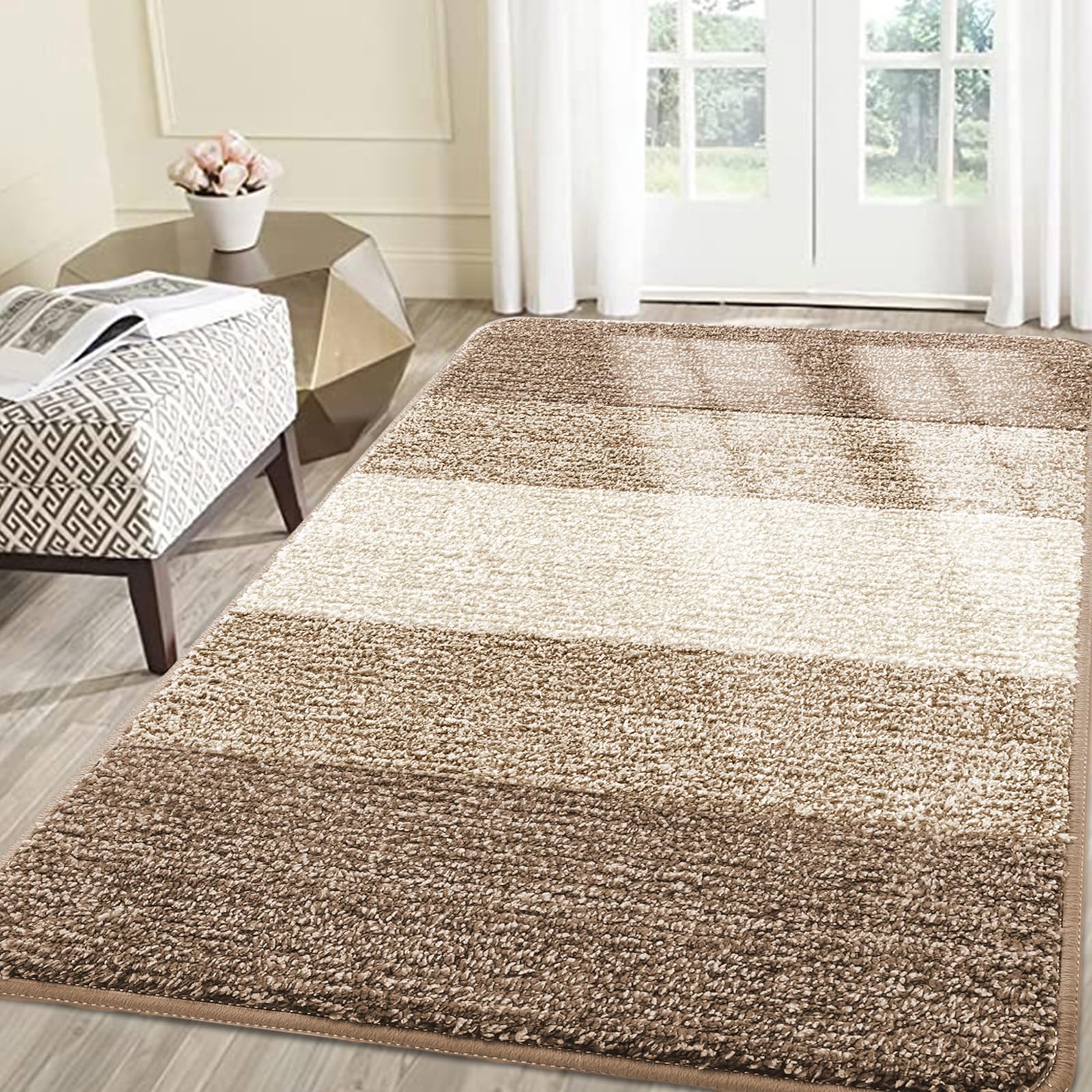 Photo 1 of Smiry Dog Door Mat for Muddy Paws, Absorbs Moisture and Dirt, 71x47 Inches