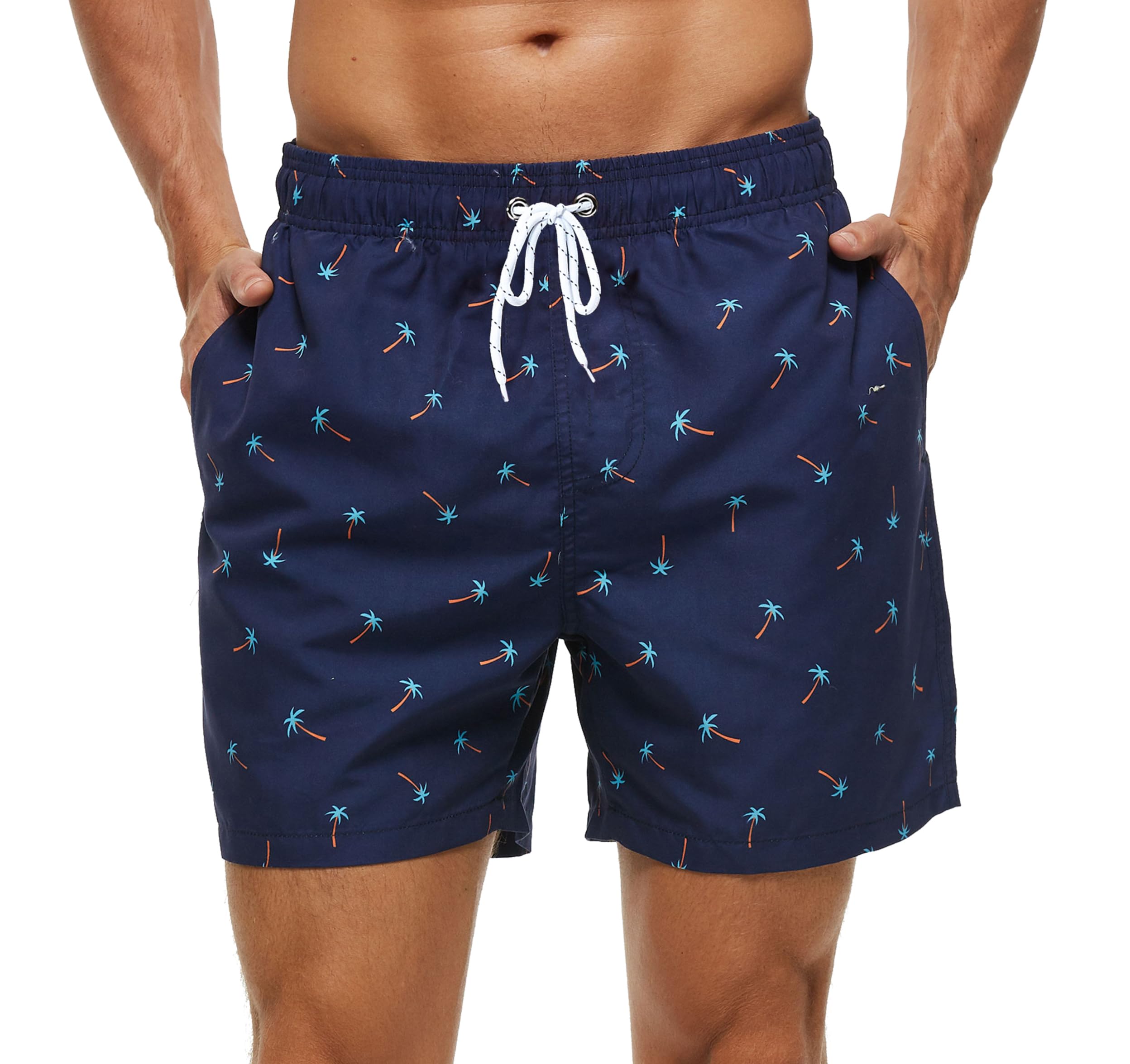 SILKWORLDMen's Swim Trunks Quick Dry Shorts with Pockets
