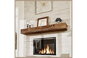 Avana Fireplace Mantel: Farmhouse Rustic Elegance for Your Fireplace