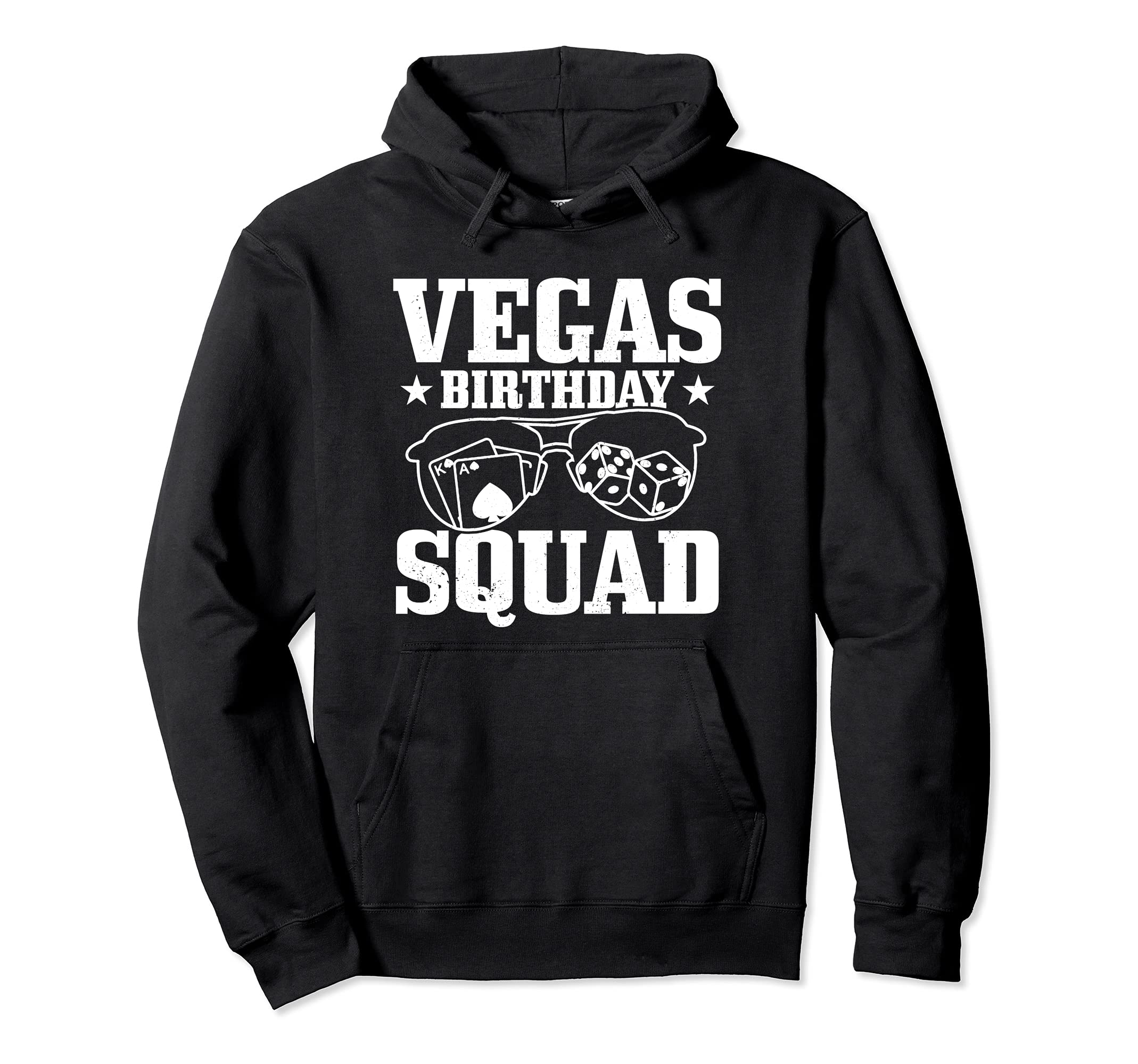 Las Vegas Birthday Squad Csino Gambling Matching Group Pullover Hoodie