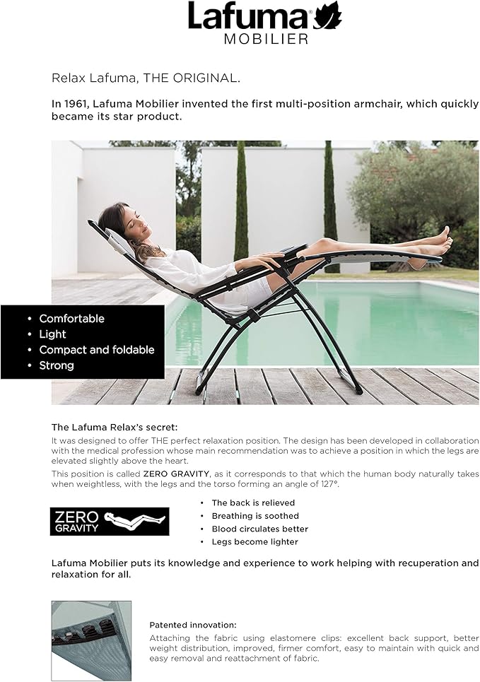 Lafuma evolution comfort liege Clearance