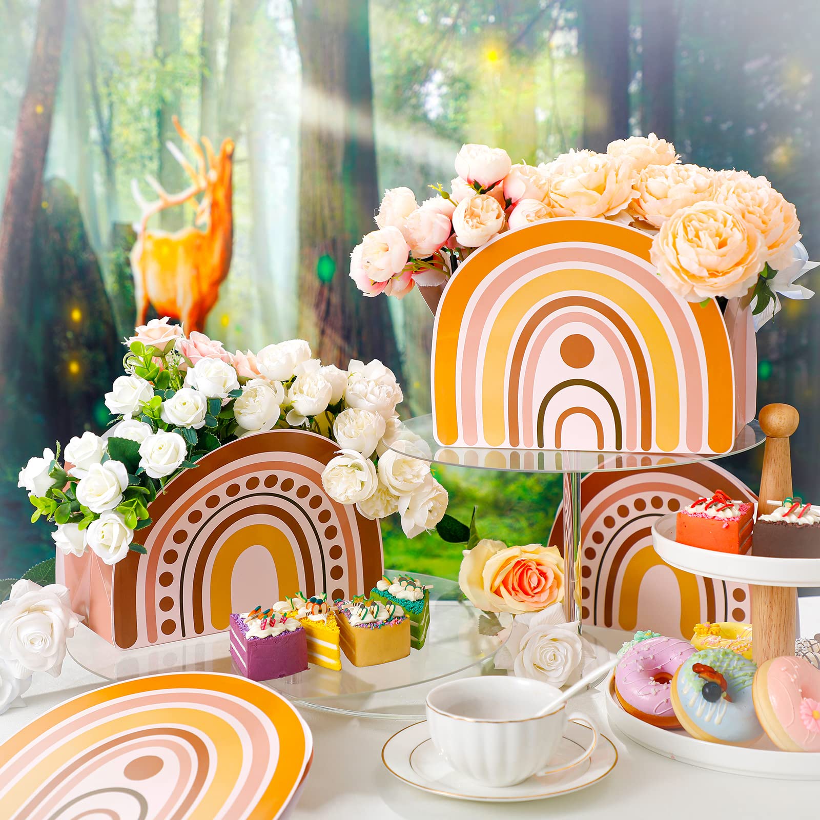 Rainbow Wedding Centerpieces And Favors Wedding Favors Boho Baby