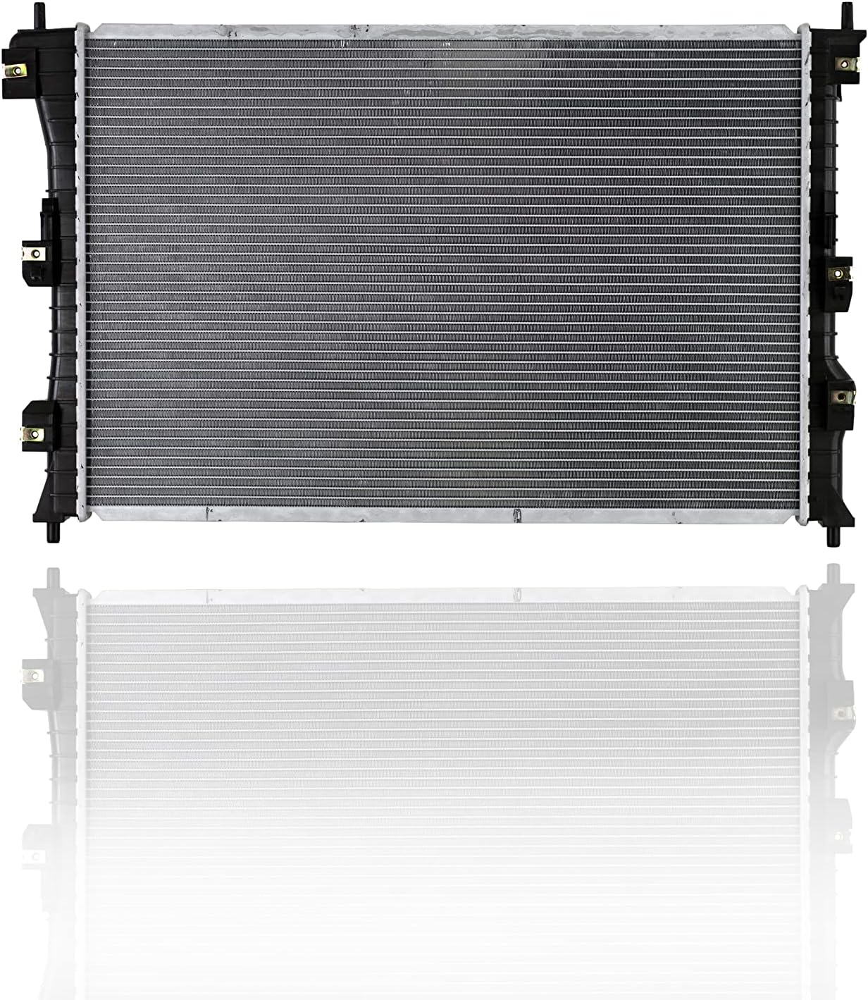 Radiator - Pacific Best Inc. Compatible/Replacement for 13327 12-15 Ford Explorer 2.0L Turbo Engine, 13-15 Police 3.5L Turbo Without Power-Take-Off - Plastic Tank Aluminum Core