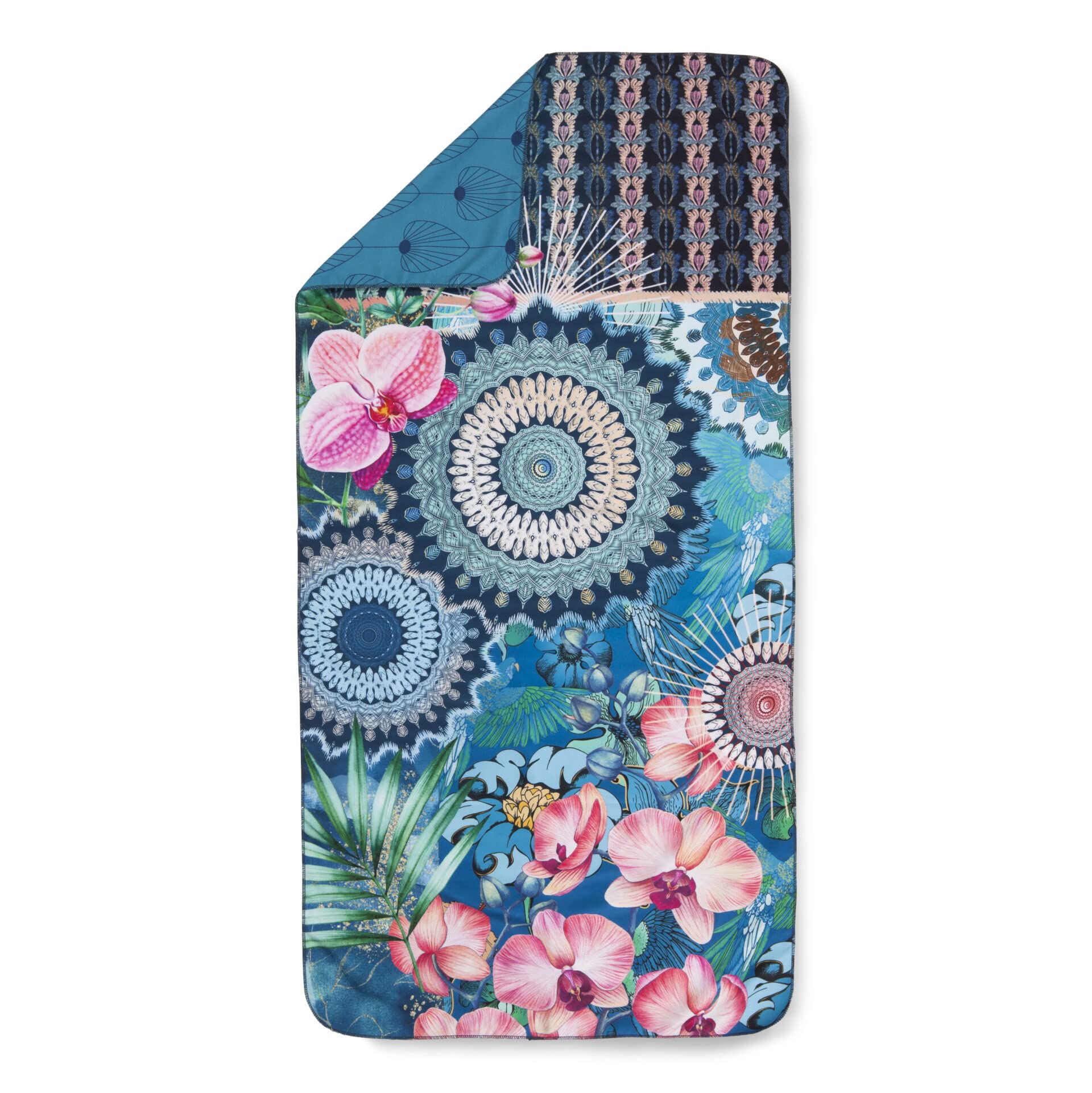 HIP Sport & Travel Beach Towel 50 x 100 cm Polyvelvet No. 30079 Multi-Coloured