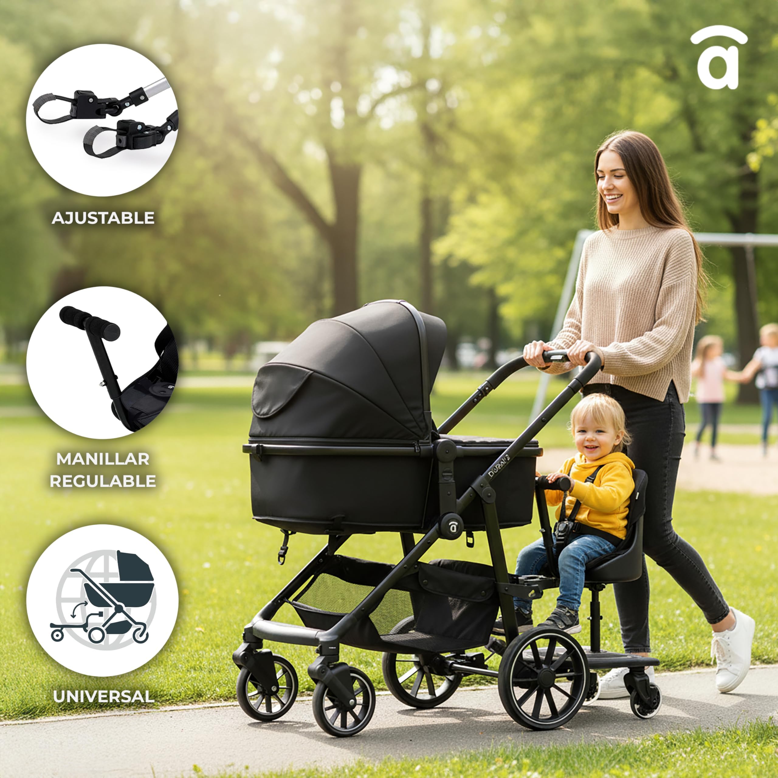 Asalvo PATINETE SILLA DE PASEO CON ASIENTO BUGGY BOARD