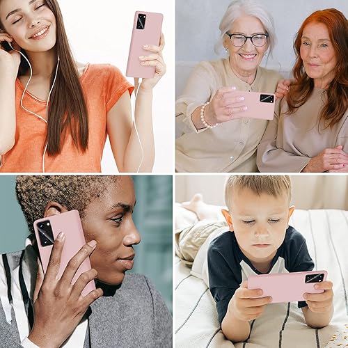 Miniatura 5 de NUIMADL Funda de silicona líquida compatible con Samsung Galaxy Note 20, protección de cuerpo completo de goma de gel a prueba de golpes para Galaxy