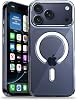 Minesk iPhone 17 Pro Max için Origin+ Serisi MagSafe ile Uyumlu Crystal Clear Ultra Şeffaf Hybrid Materyal Kılıf Yarı Yumuşak Yarı Sert Sararmaya Karşı Dayanıklı Kılıf Kapak (Ultra Şeffaf, 17 Pro Max)